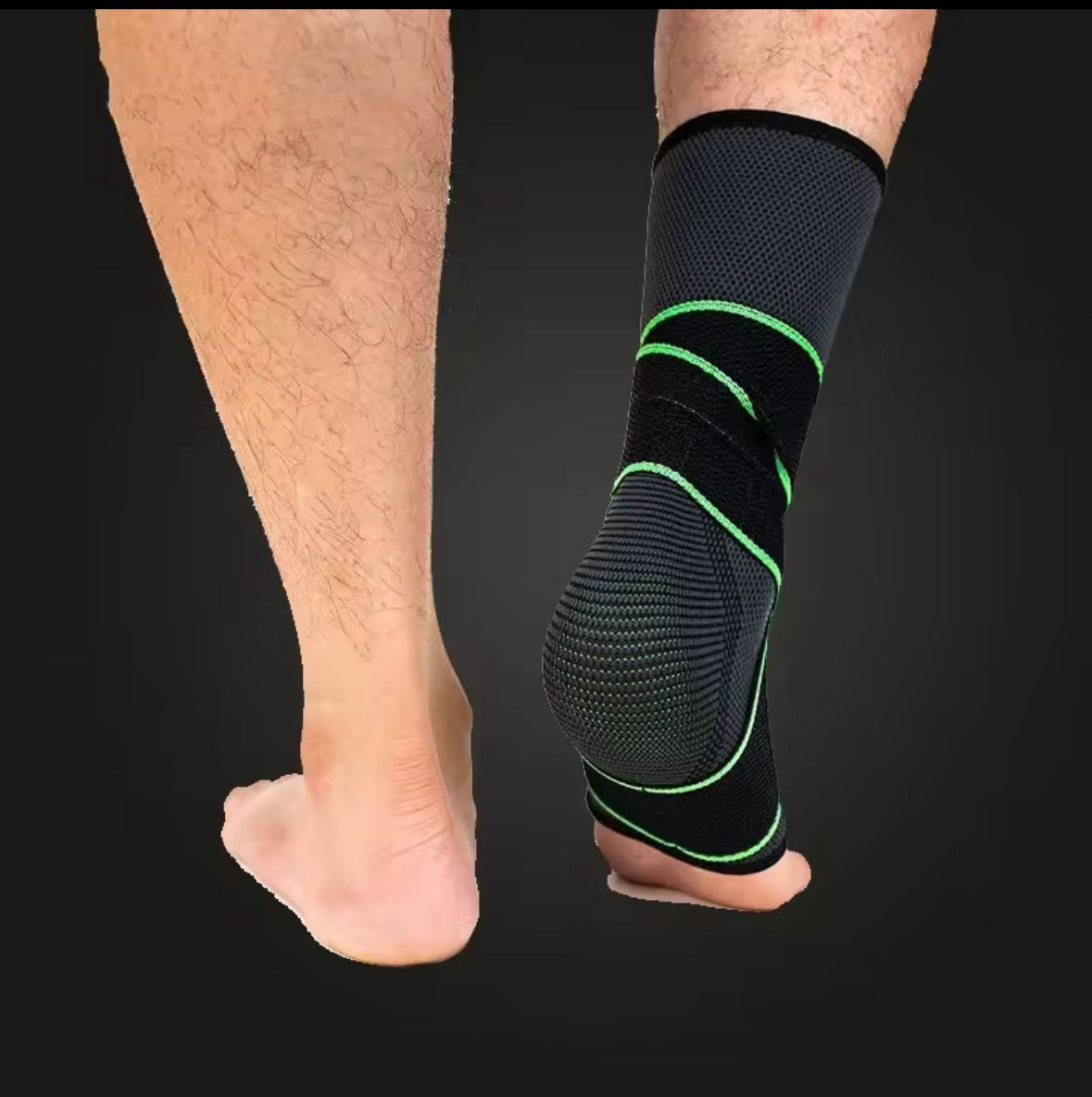 Cavigliera Elastica con Supporto a Compressione – Fascia Regolabile per Sport, Recupero e Prevenzione Infortuni